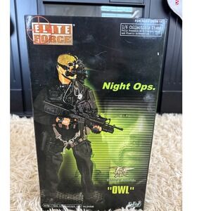 Elite Force 1 6 Scale Navy Seal Owl Night Ops Figure with Accessories NEW in Box
